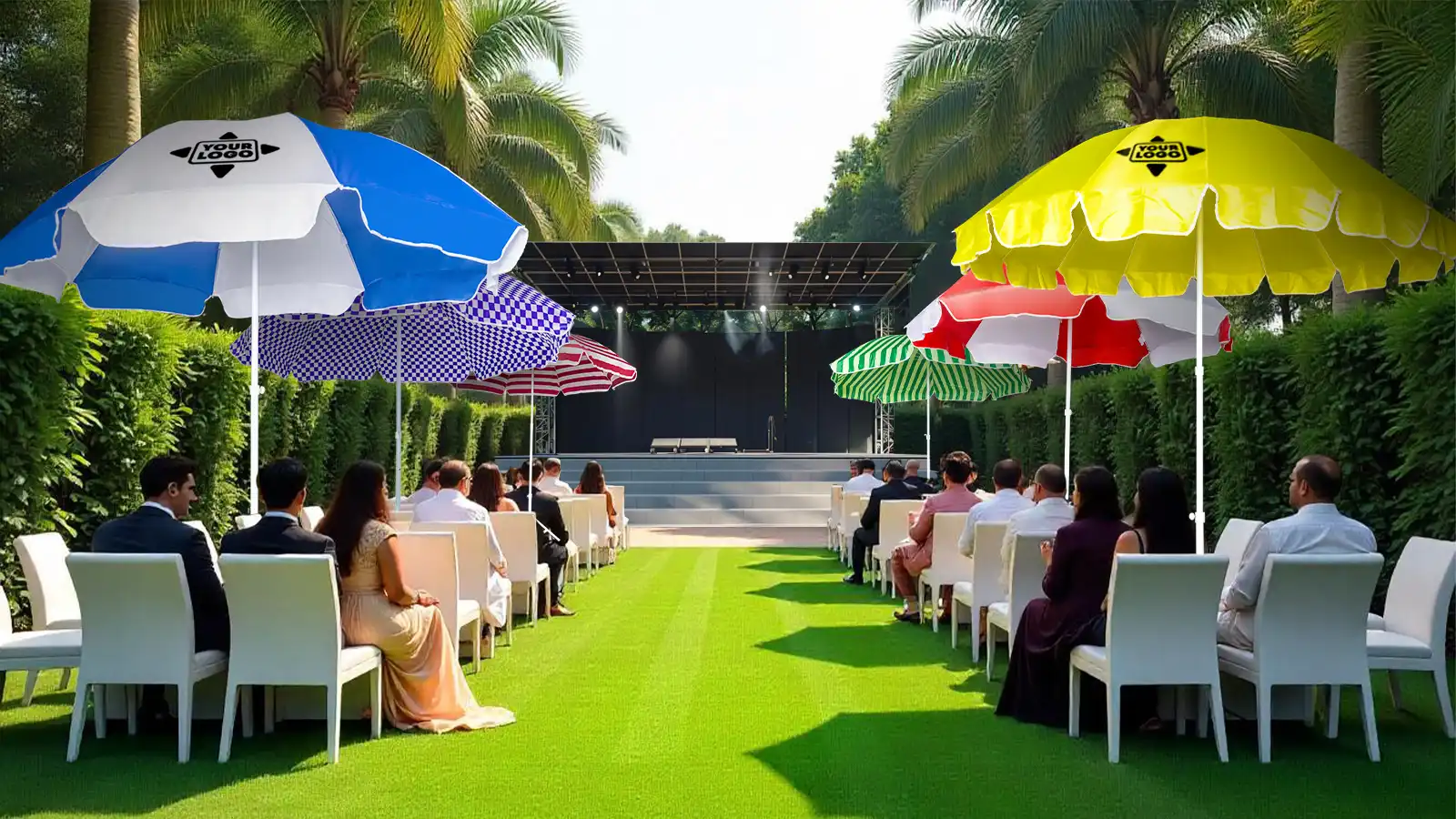 How to Choose the Perfect Colors for Custom Event Umbrellas for Brands